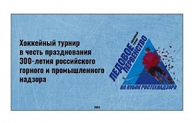 Кубок Ростехнадзора по хоккею состоится 14 декабря в г. Мытищи